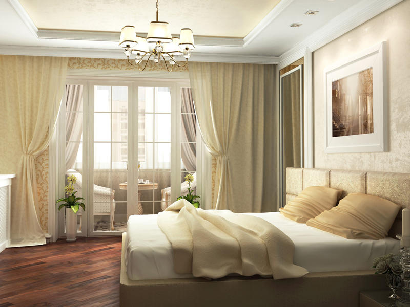 Оформляя спальню, не стоит забывать, что эта комната для отдыха и расслабления, поэтому для ее отделки лучше всего использовать материалы светлых тонов